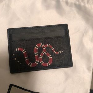 A Gucci credit card holder